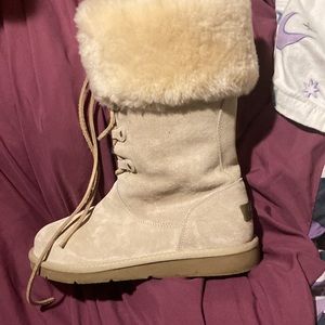 Lace up Ugg boots